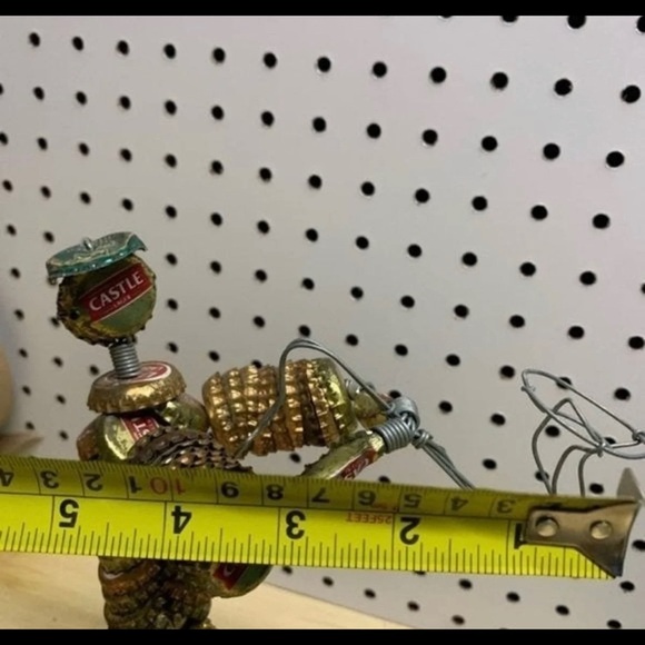 Vintage Beer Bottle Cap Sculpture - Picture 2 of 5